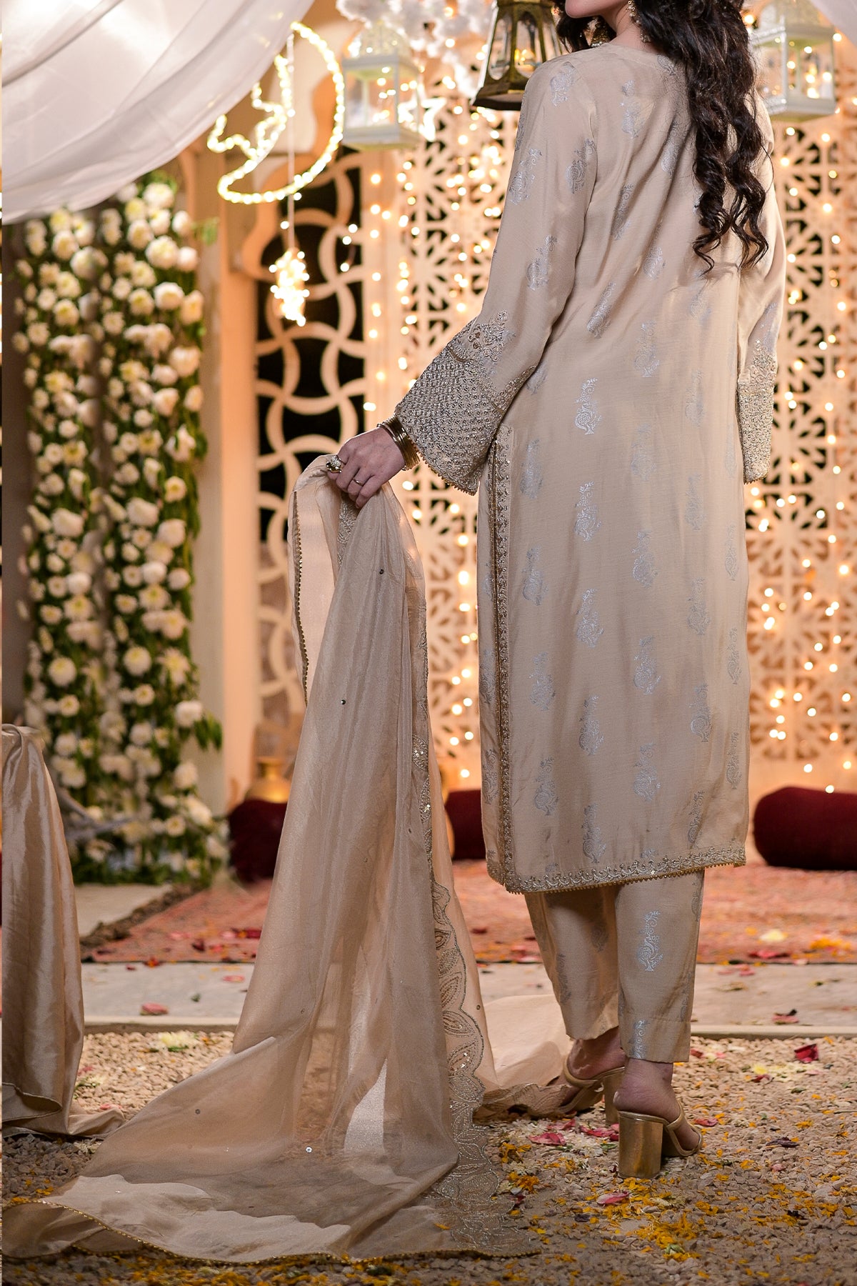 RTW 3 piece Fancy Jacquard - FJ284 - Shalwar Kameez