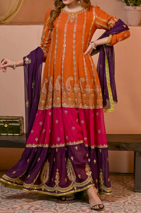 WOMEN'S PRET-CHIFFON DRESS | N-2404