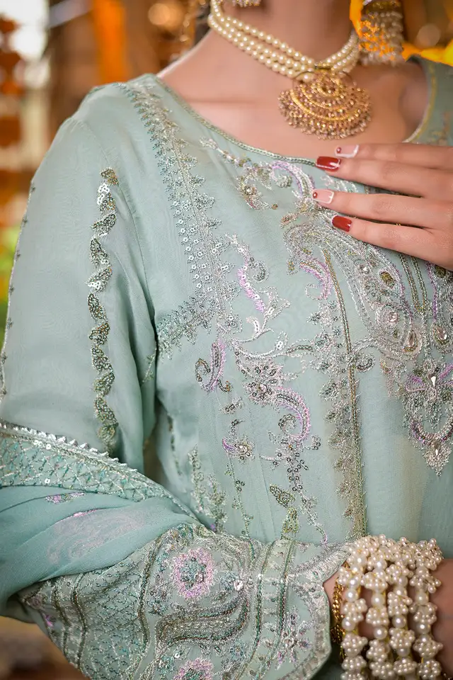 WOMEN'S PRET-CHIFFON DRESS | N-2442 | Shalwar Kameez