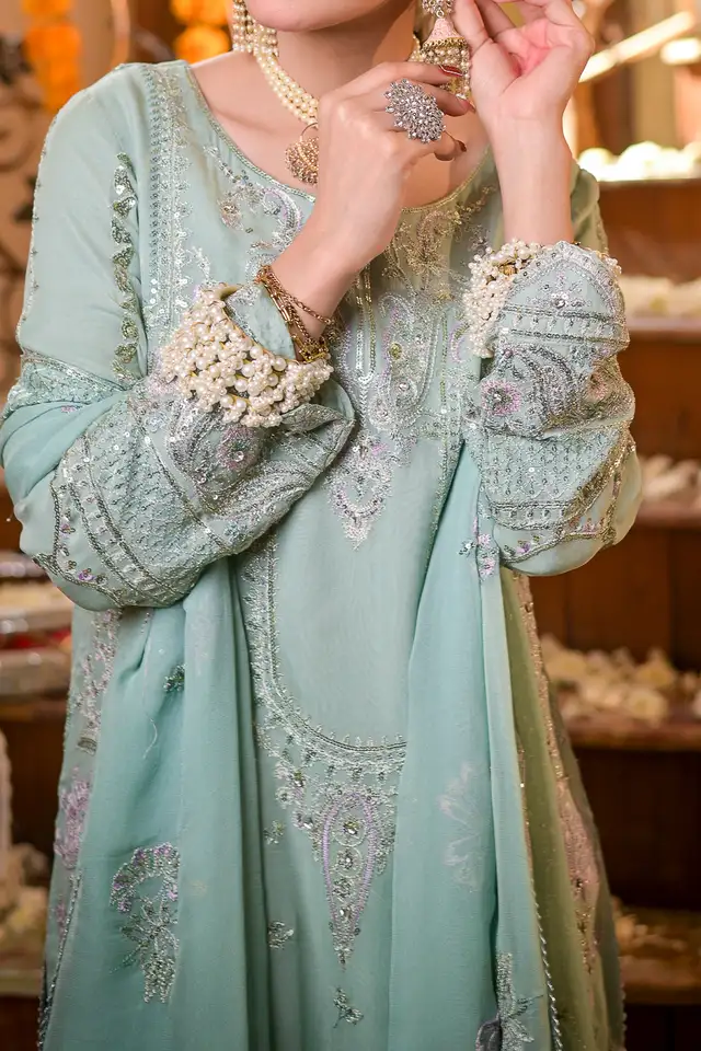 WOMEN'S PRET-CHIFFON DRESS | N-2442 | Shalwar Kameez