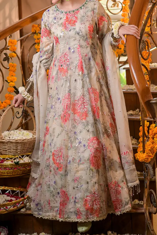 WOMEN'S PRET-CHIFFON DRESS  N-2444 Shalwar Kameez