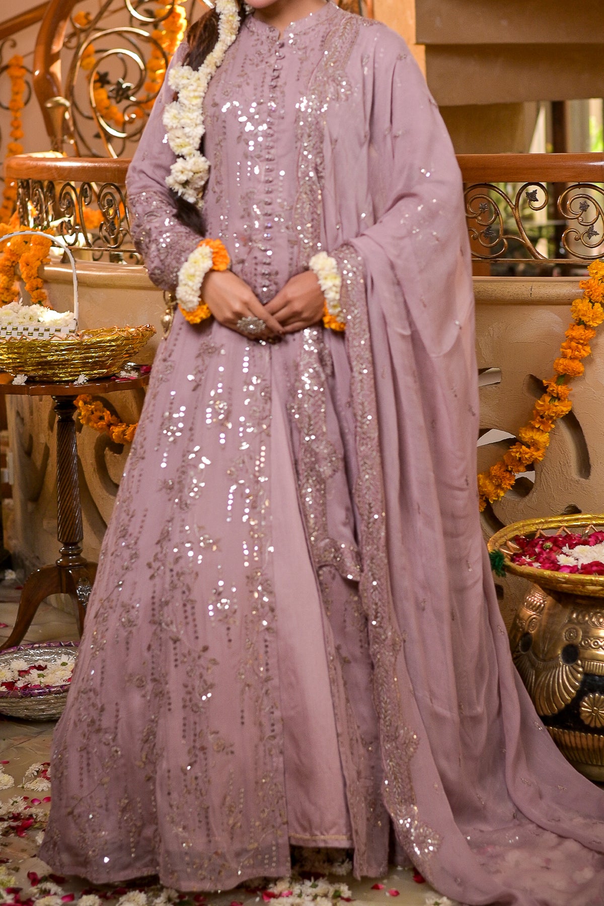 WOMEN'S PRET-CHIFFON DRESS | N-2446 | Maxi