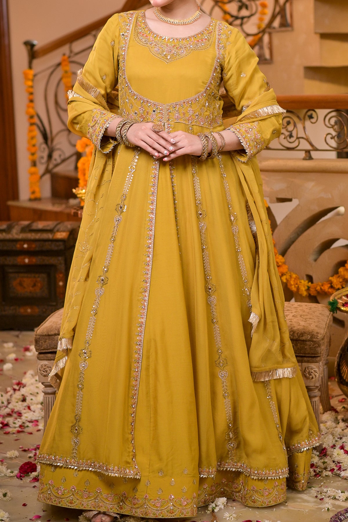 WOMEN'S PRET-CHIFFON DRESS | N-2447 | Maxi