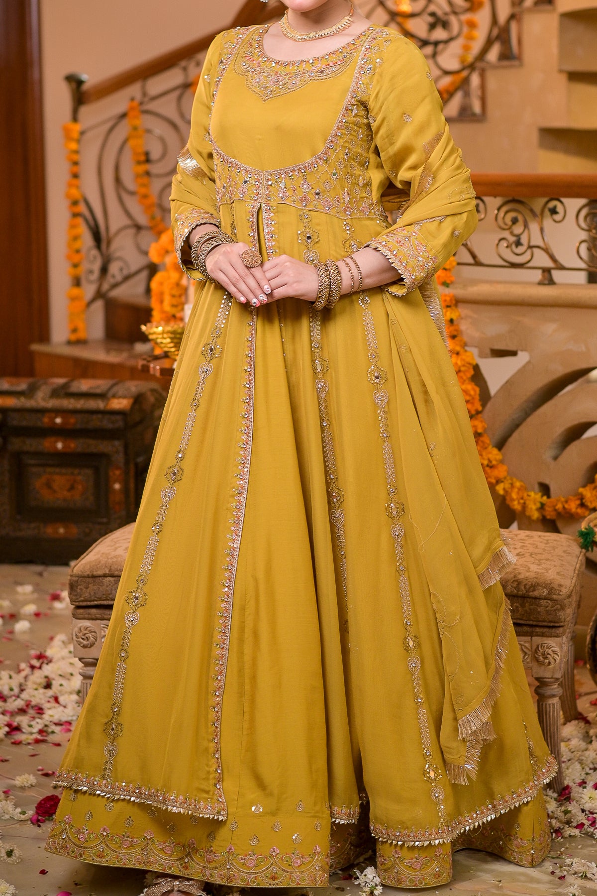 WOMEN'S PRET-CHIFFON DRESS | N-2447 | Maxi